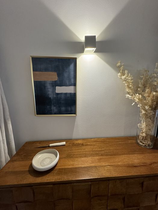 Conjunto de 3 quadros com moldura