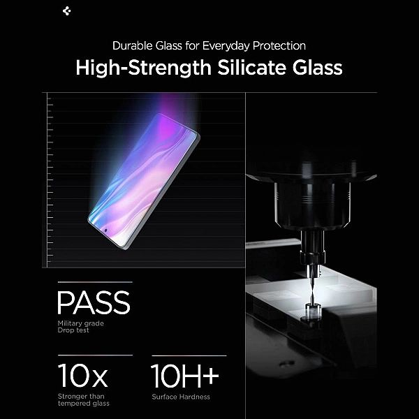 Szkło Hartowane Spigen Glas.tr "Ez Fit Pro Ac" Anti Reflection 2-Pack