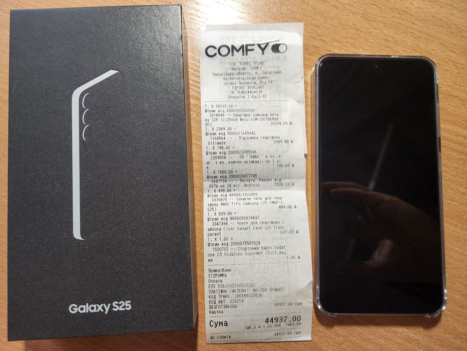 Продам новий смартфон Samsung Galaxy 25 12/256 Gb