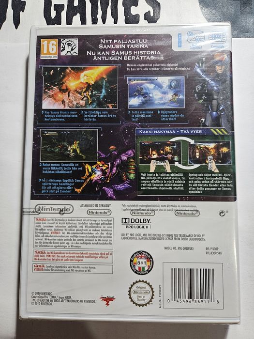 Metroid Other M Nintendo Wii Nowa Folia