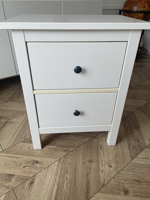 Komoda HEMNES 2 stolik nocny biały IKEA
