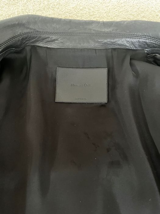 Шкіряна куртка massimodutti