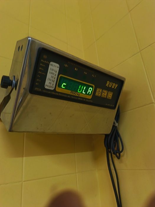 Balança para artigos pesados
