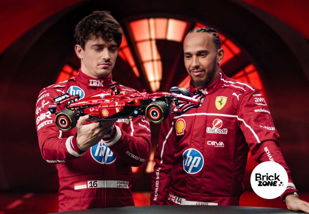 ‼️1361 деталь‼️Конструктор Ferrari F1 SF-24 Car (42207) Болід Формули 1