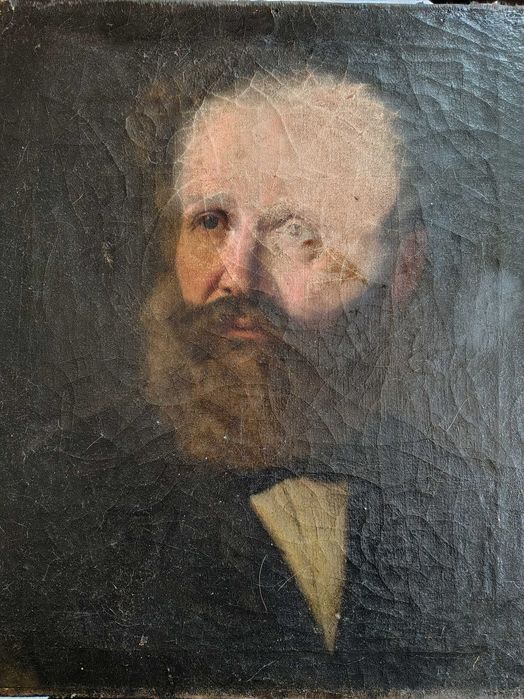 Stary obraz olejny Portret