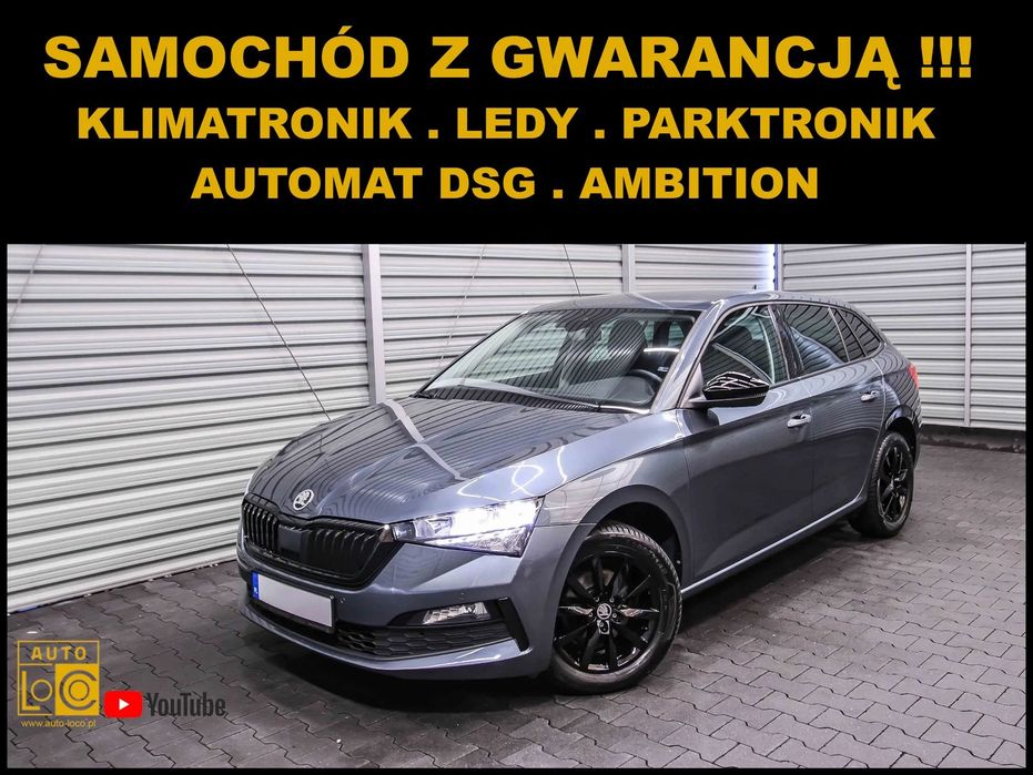 Skoda Scala AMBITION + AUTOMAT DSG + Klimatronik + LEDy + Parktronik + Tempomat !!