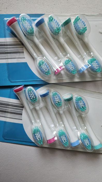 Wymienne końcówki do szczoteczki