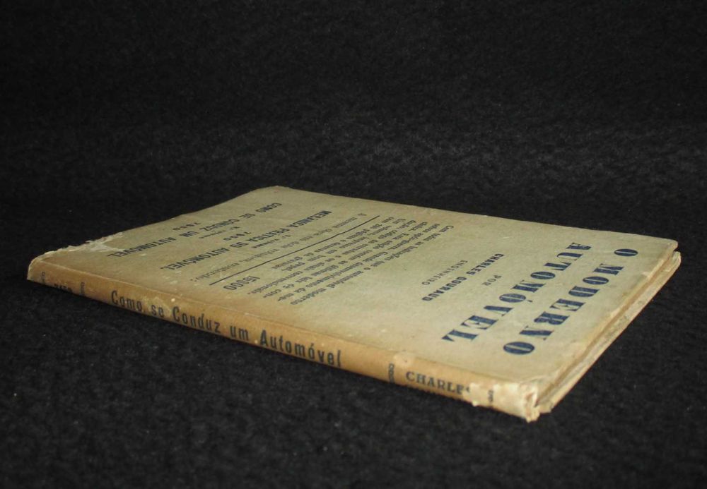 Livro Como se conduz um Automóvel Charles Gouraud 1951