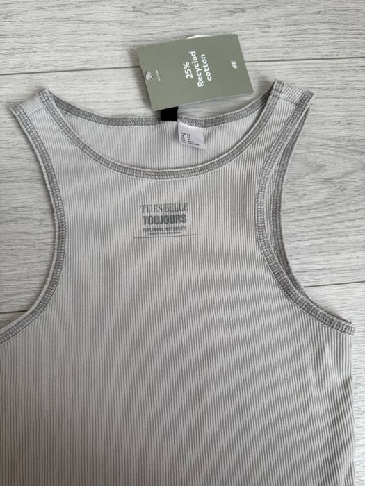 Трендовая женская хлопковая майка H&M