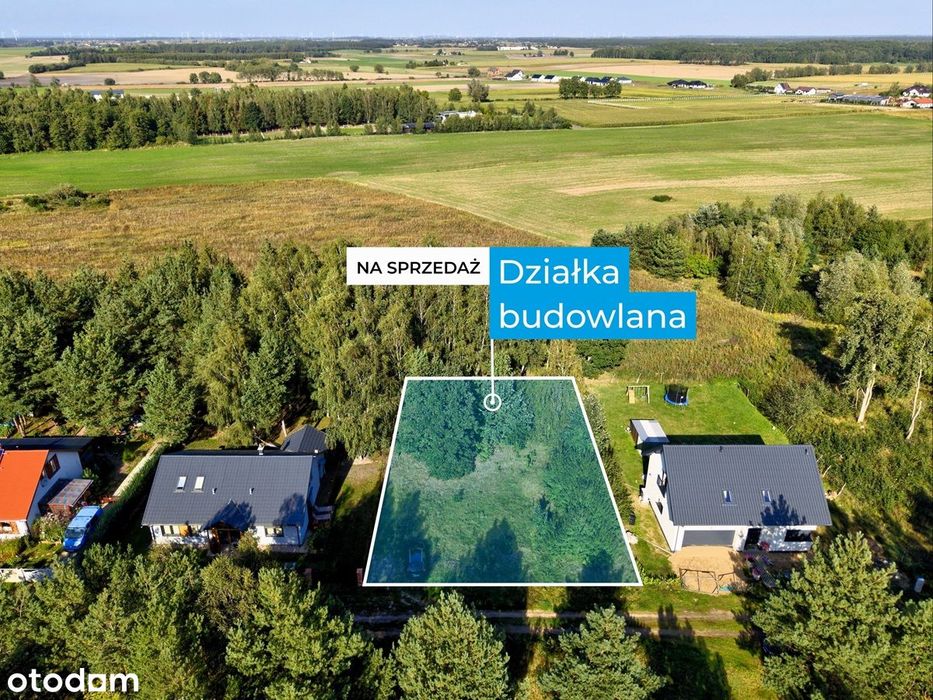 Działka budowlana z ładnym drzewostanem - Bartodzieje