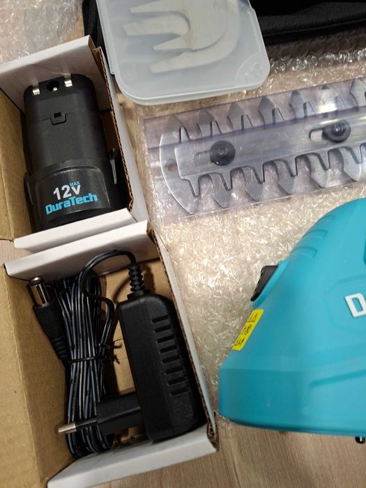 DURATECH Akumulatorowe nożyce do żywopłotu i trawnika 12V R900