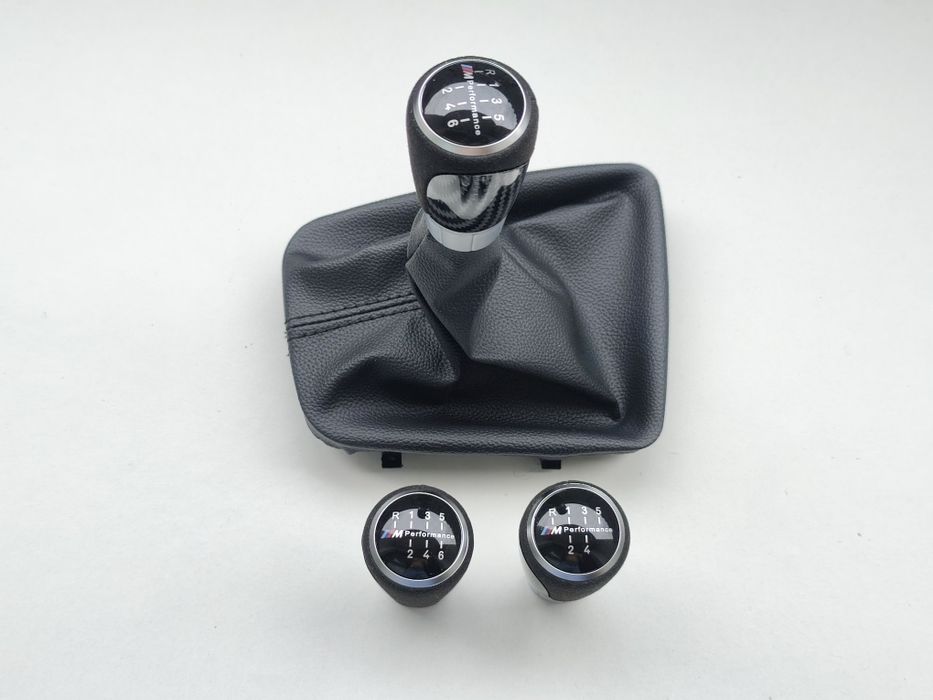 Manete Moca Fole Velocidades BMW E46 Série 3 Alcântara Carbono Alumínio M Performance 5 6 M Mudanças Novo