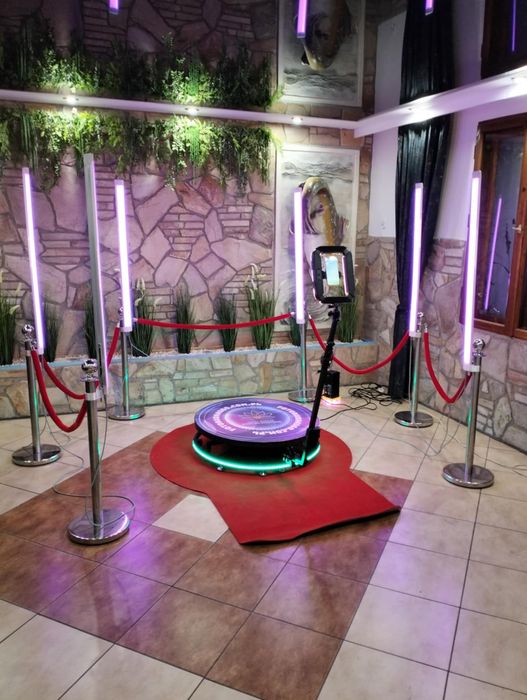 Fotobudka 360/fotobudka/FOTOBOX/ciężki dym/love/dojazd do ślubu