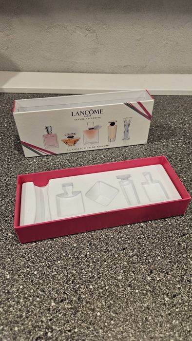 Pudełko box Lancome po miniaturach perfum