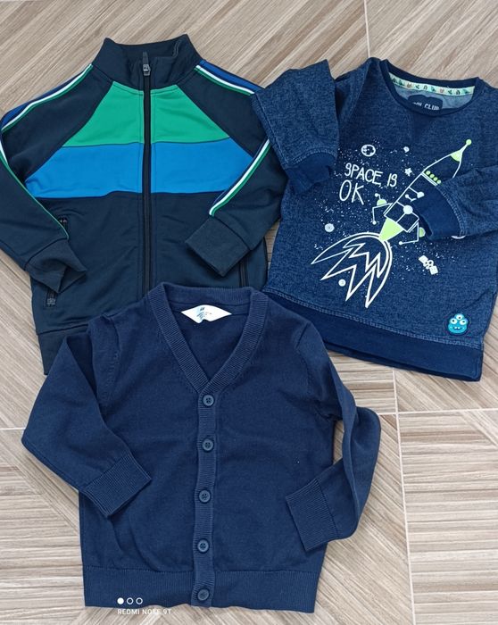 Sprzedam zestaw 16 ubrań dla chłopca 98 next