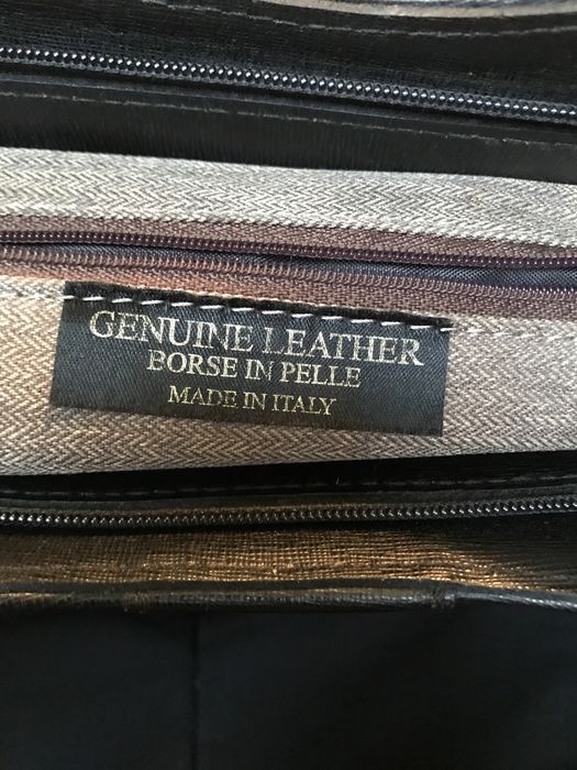 Сумочка шкіряна італійська Genuine Leather