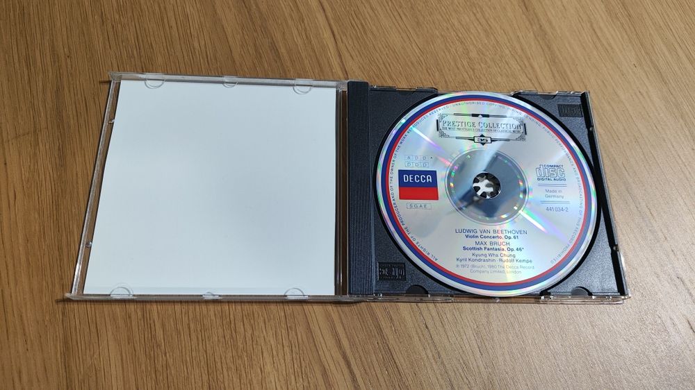 Prestige Collection Beethoven Bruch Violin Concerto