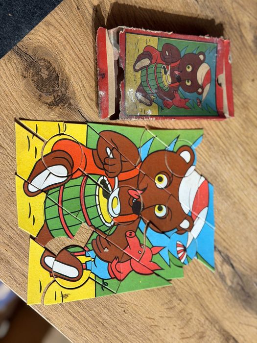 Zabawka PRL # Puzzle Łamigłówki PRL