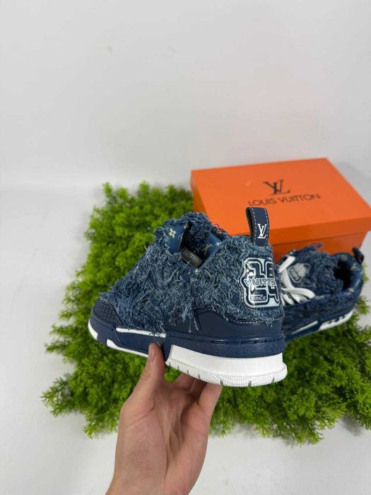 (БЕЗ ПЕРЕДОПЛАТИ) Louis Vuitton Skate луї віттон скейт трейнер сині