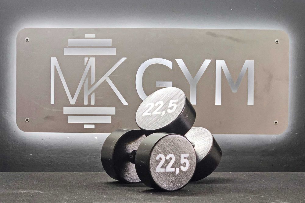 Hantle na siłownię 2x 22,5kg (zawiera 23% VAT)