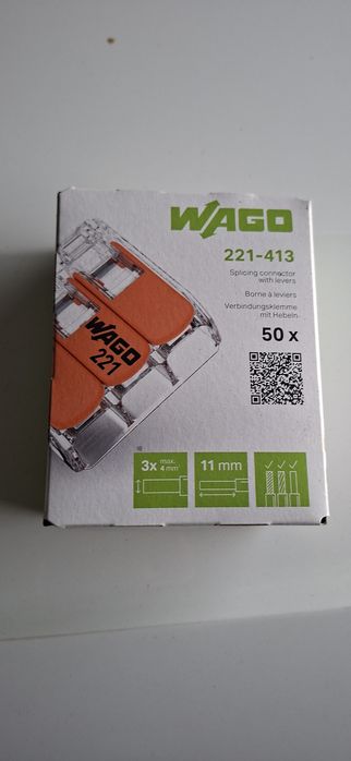 Kostki wago 3 x 4 mm i 5 x 2,5