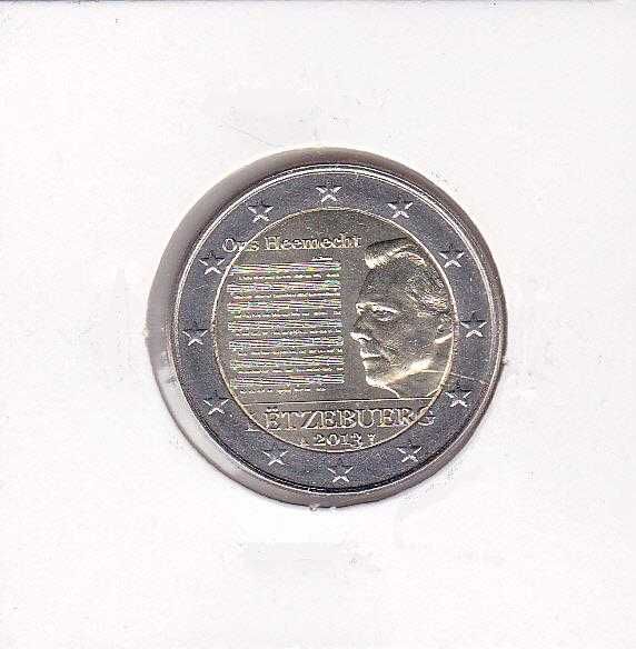 Luxemburgo Moedas Comemorativas 2 euros UNC