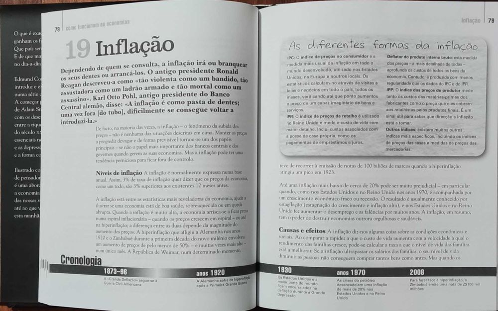 Livro "50 IDEIAS ECONOMIA que precisa mesmo de saber" de Edmund Conway
