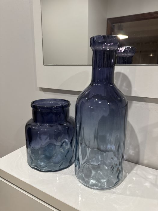 Jarras de vidro / movel sapateira 65€