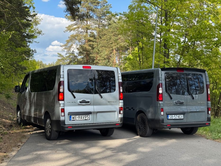 Wynajem Busa Renault Trafic 9 osobowe busów wypożyczalnia Wolbrom