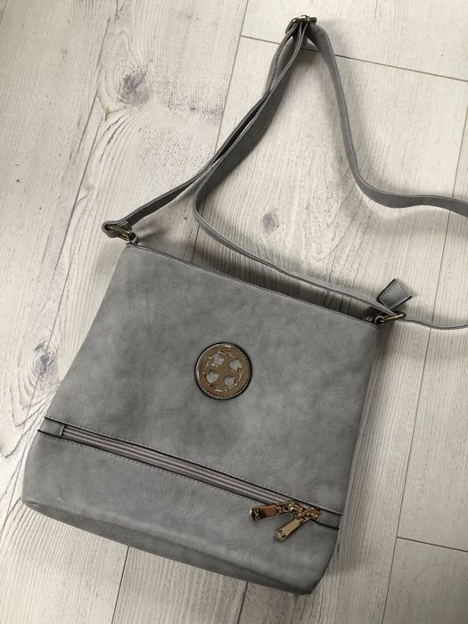 Szara torba torebka na ramię