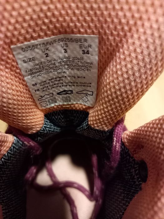 Buty trekingowe dziewczęce Mountain Warehouse rozmiar 34