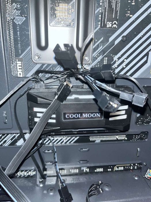 Корпус + материнська плата Asus tuf gaming B450 plus II