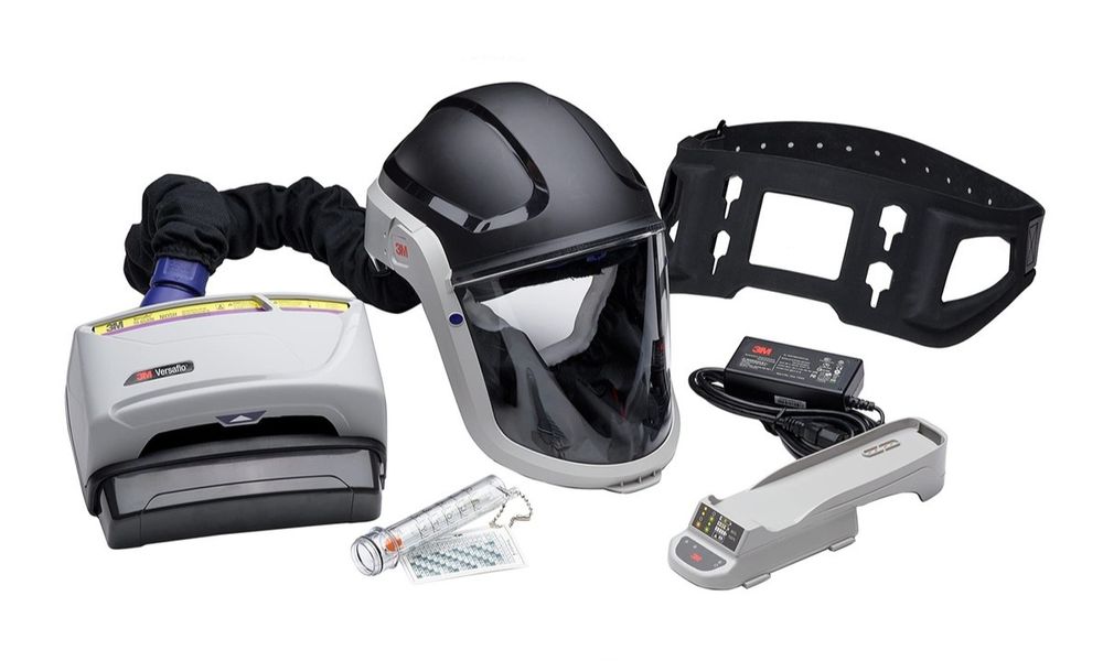 Mascara da 3M capacete e ventilador