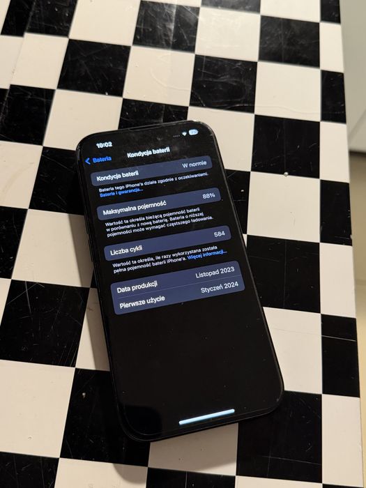 iPhone 15 128GB CZARNY