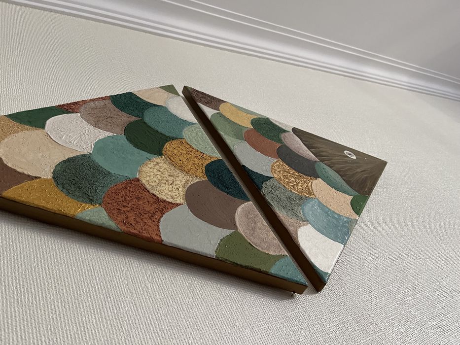 Quadro peixe pintura acrilica