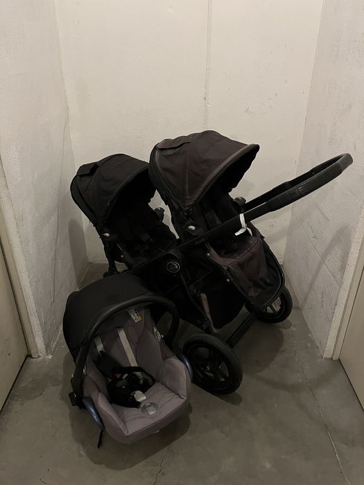 Carrinho Gémeos Baby Jogger City Select + ovo MaxiCozi