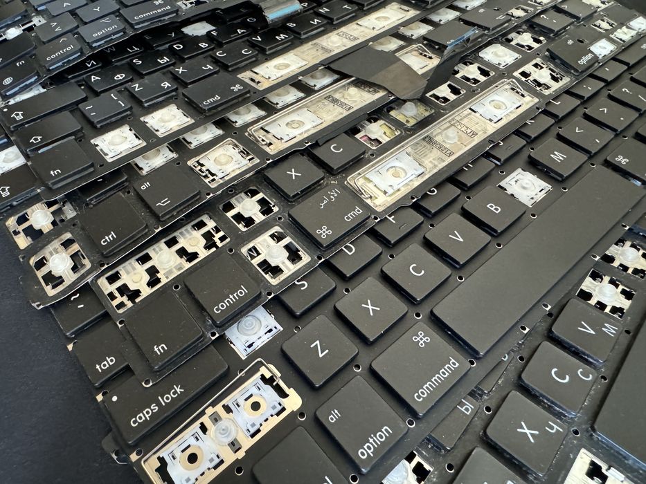 Клавіші / кнопки/ кейкапи macbook air pro m1, m2, m3, m4 2020-2024року