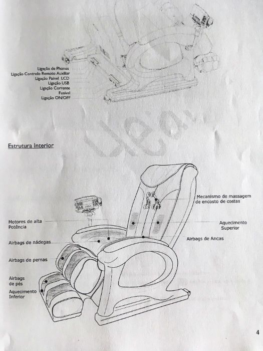Poltrona de massagem