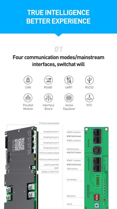 bms система керування акумулятором з Bluetooth JK-PB1A16S15P