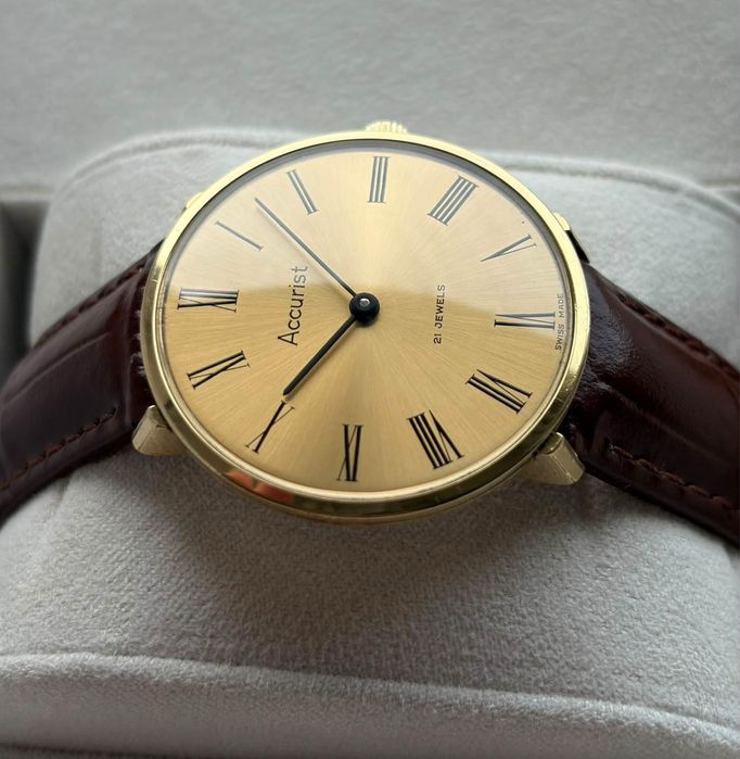 винтажные классические мужские часы Accurist Швейцария omega tissot longines AP swatch rolex