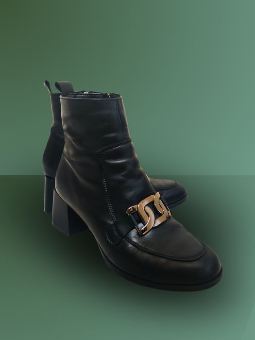 Шкіряні ботінки Patent демісезон