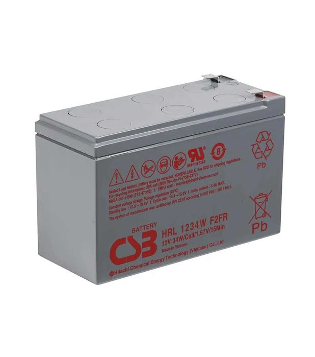 Akumulator AGM CSB HRL 1234WF2 12V 9Ah 8-10 lat !