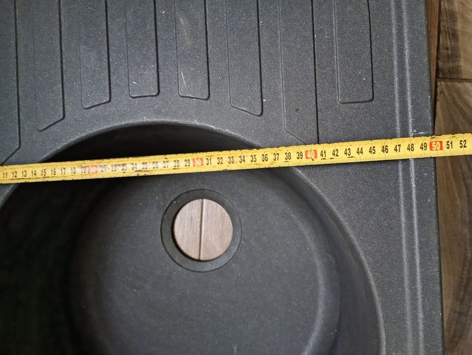 Zlewozmywak granitowy jednokomorowy