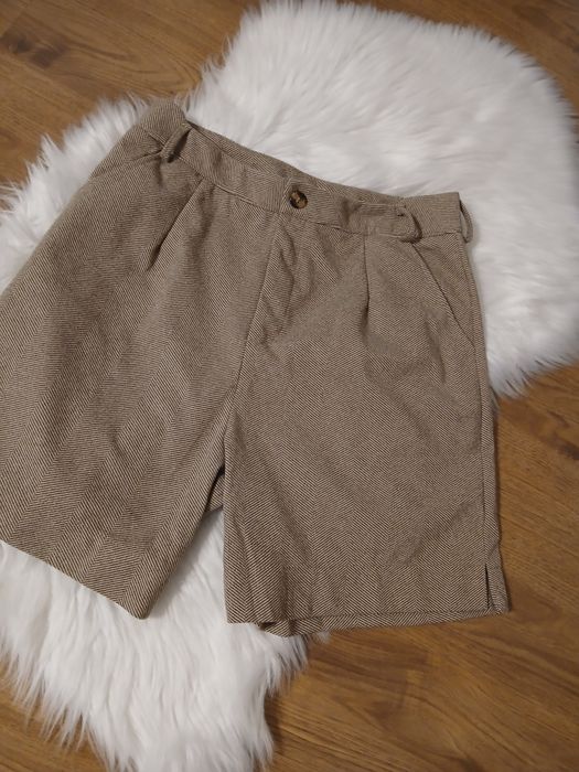 Spodenki damskie,kieszenie,jodełka,cieplejsze