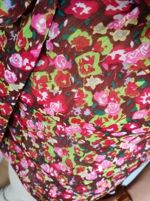 36(S) bluzka mgiełka floral kwiaty Topshop
