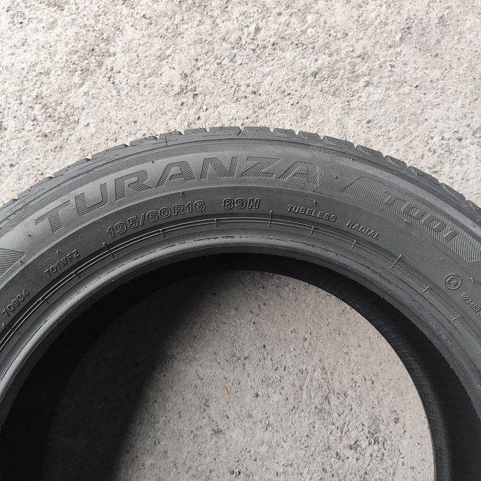 Комплект літніх шинBridgestone195/60 R16 195*60 16 Turanza t001 001613