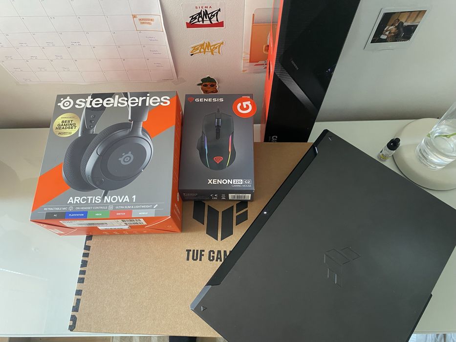 Laptop Gamingowy asus TUF F16 +Zestaw sluchawkowy+ myszka