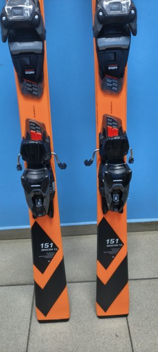 Narty volkl 151 cm z wiązaniami. Dracon 72