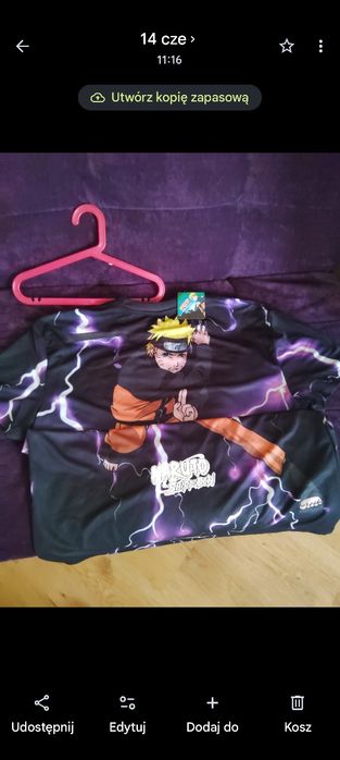 Koszulka Naruto rozmiar l nowa z metką tanio poszukiwana