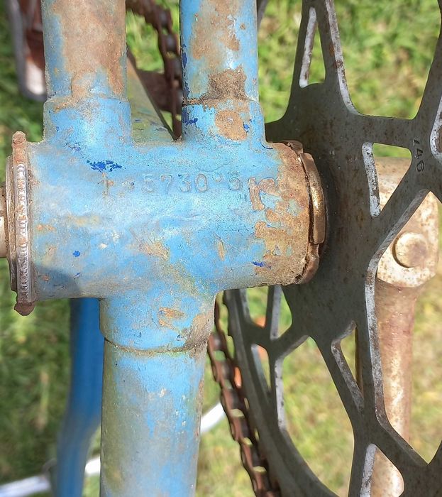Rama, dzwonek napęd roweru ZZR Cantilever  PRL